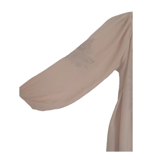 Melissa Odabash embroidered blouse tunic boho top One Size - Picture 2 of 7